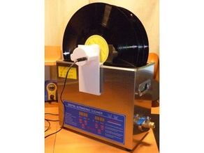 Ultraschall Vinyl Unterlegscheibe Aufzeichnung 3d print model - Mito3D