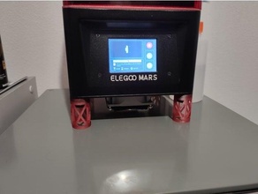 elegoo mars feets 3d feet printer 3d print model - Mito3D