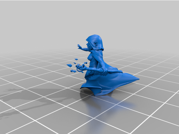 goblin ragazza mago 20 3D print model - Mito3D