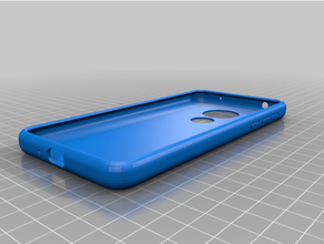 moto g7 flexível caso bainha motorola phone 3d print model - Mito3D