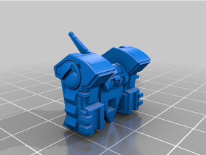 gue'ron'vesa tactique sacs 3d print model - Mito3D