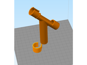 dock fishing rod holder - lock collar 3d print model - Mito3D