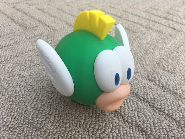 super Mario pigro nemico pesce gioco modello giocattolo 3D print model - Mito3D