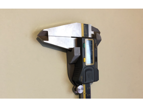 igaging digital caliper wall mount bracket 3d print model - Mito3D