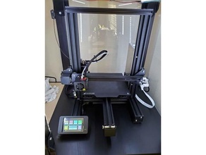 bigtreetech tft35 v2 touch screen mount ender 3 3d print model - Mito3D
