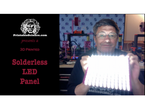 3d impreso soldadura LED panel 3d print model - Mito3D