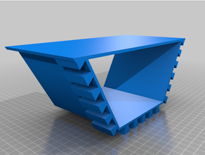 half-hex unit wall mounted honeycomb shelves 3d print model - Mito3D