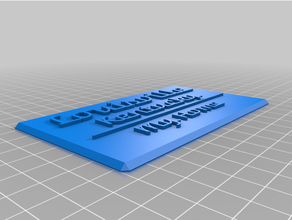 Louisville etiket 3d print model - Mito3D