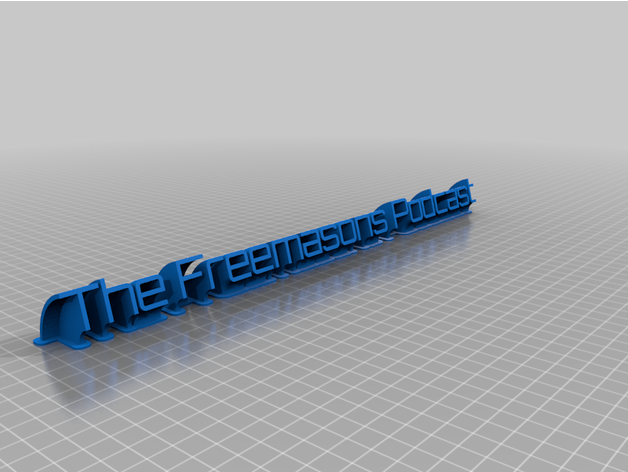 freemasons podcast 3D print model - Mito3D