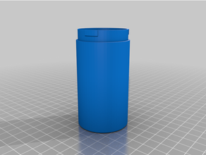 bayonet container base customized 3d print model - Mito3D