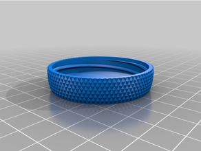 tmb container knurled lid v2 3d print model - Mito3D