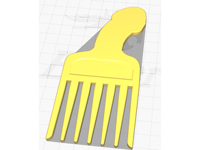 questionable fro comb 3d print model - Mito3D