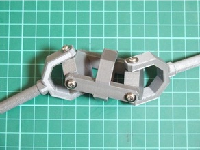 doble cardán articulación universal 3d print model - Mito3D