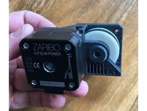 Zaribo orienté extrudeuse moteur 3d print model - Mito3D