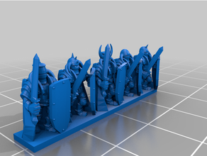 caos guerrieri 3d print model - Mito3D