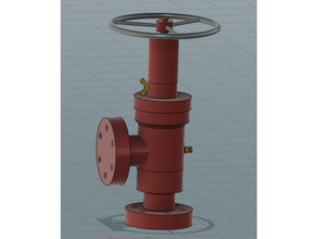 choke valve gas oil petrobras 3d print model - Mito3D