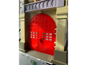 real ghostbusters firehouse hq doors 3d print model - Mito3D
