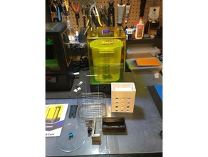 anycubic lavaggio cura cestino adattatore fotone 3d print model - Mito3D