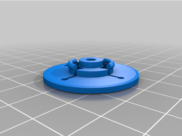 gripper cd hub 35 mm shaft 3D print model - Mito3D