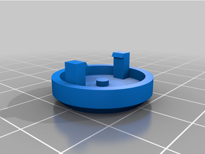 digital weight scale foot 3d print model - Mito3D