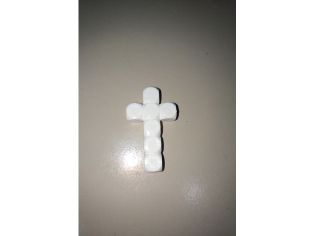 rounded cube cross 3D print model - Mito3D