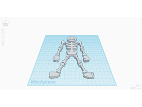 articulating skeleton articulated 3d print model - Mito3D