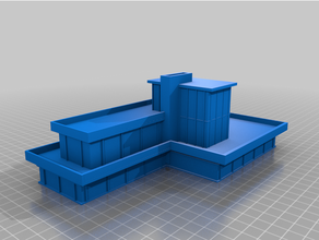 modern house 3d print model - Mito3D