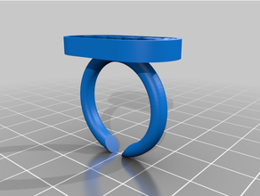 personalizado texto anillo SS 3d print model - Mito3D