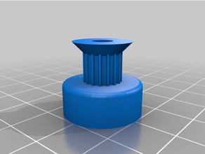 customized parametric pulley countersink 3d print model - Mito3D
