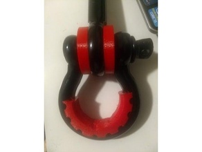 subaru d-shackle towing isolator 4x4 shackle 3d print model - Mito3D