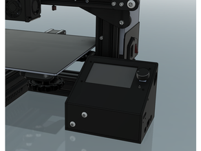 ender 3 control case tft35 v30 raspberry pi 3d print model - Mito3D