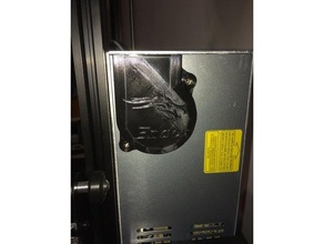 Ender 3 Profi Ventilator Schalldämpfer Leistung liefern Realität 3d print model - Mito3D