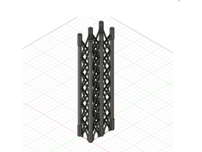 delta barre pos5 rempli tube palier 3d print model - Mito3D