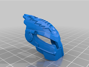 hero factory surge helmet bionicle ccbs lego 3d print model - Mito3D