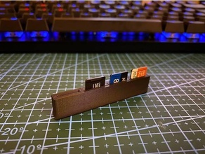 micro sd card holder microsd 3d print model - Mito3D