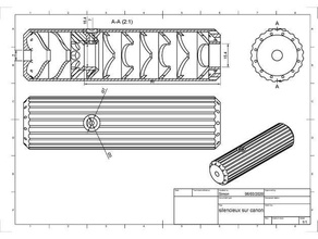 barril airsoft supresor paramétrico fusión 360 accesorios adjunto archivo partes 3d print model - Mito3D