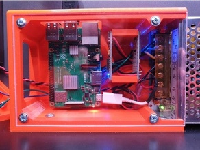 electronic box lack enclosure electronics esp8266 ikea octopi octoprint raspberry pi case 3d print model - Mito3D