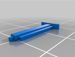 espada 3d barra oblicua 3d print model - Mito3D