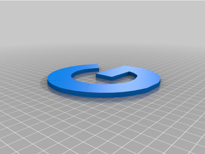 Google symbole 3d print model - Mito3D