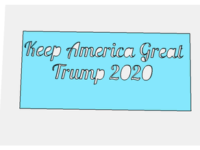 Amerika harika koz 2020 Donald 3d print model - Mito3D