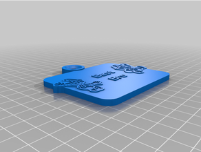 personalizzato personalizzabile targhetta icone 3d print model - Mito3D