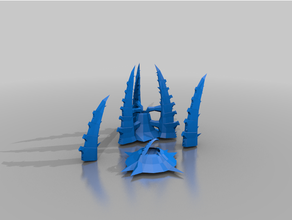 terrain meshes epic 40k 3d print model - Mito3D