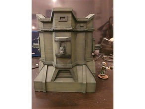 imperial defence bastion dice tower remixed 40000 40k warhammer40000 warhammer40k warhammer 3d print model - Mito3D