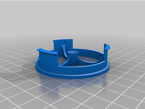 flashforge aventureiro 3 filamento suporte carretel 3d print model - Mito3D