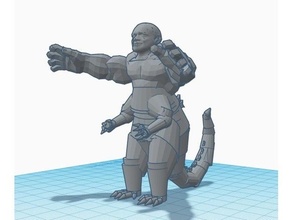 godzama obama godzilla 3d print model - Mito3D