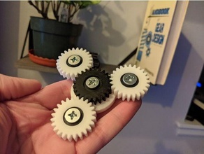 planetary gear fidget spinner gears 3d print model - Mito3D