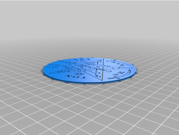 multipurpose tetragramaton 3D print model - Mito3D
