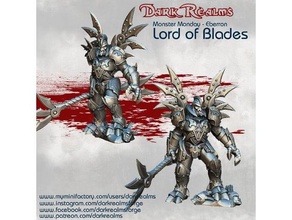 monster monday - eberron lord blades dungeons dragons warforged 3d print model - Mito3D