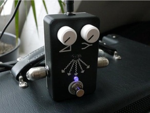 fx box guitar pedal enclosure audio effects stompbox 3d print model - Mito3D
