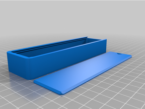 customized box 14x4x2 cm 3d print model - Mito3D